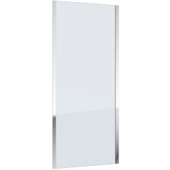 Omnires Bronx perete de duș 80 cm crom luciu/sticla transparentă 10P80CRTR