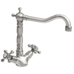 Sapho Antea baterie lavoar stativ nichel 3378