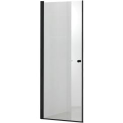 Hagser Gabi uși de duș 80 cm înclinabilă negru mat/sticlă transparentă HGR22000021