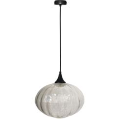 Ledea Exeter lampă suspendată 1x40 W negru-transparent 50101277