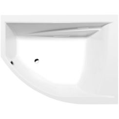 Polysan Tandem cadă de colț 170x130 cm partea dreaptă alb 97611