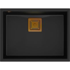 Quadron David cuvă suspendată 55x42 cm negru HQD5542U7-C1