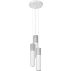 Sollux Lighting Borgio lampă suspendată 3x12 W alb-beton SL.1080