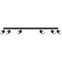 Sollux Lighting Nero lampă de tavan 6x40 W negru-crom SL.1068