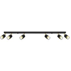 Sollux Lighting Nero lampă de tavan 6x40 W negru-auriu SL.1073