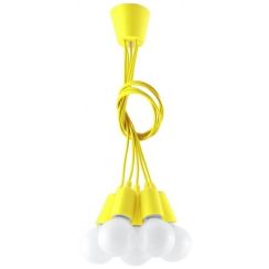 Sollux Lighting Diego lampă suspendată 5x60 W galben SL.0580