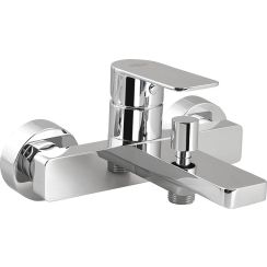 Aqualine Daphne baterie cadă-duș perete crom DH101