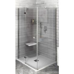 Polysan Fortis Line perete de duș 120 cm crom luciu/sticla transparentă FL3512