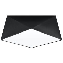 Sollux Lighting Hexa plafon 1x60 W negru SL.0690