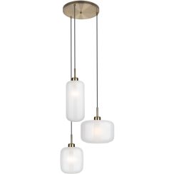 MaxLight Smooth lampă suspendată 3x60 W auriu P0451