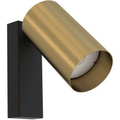 Nowodvorski Lighting Mono plafonier 1x10 W negru-alamă 7780