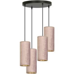 Emibig Bente lampă suspendată 1x60 W negru-roz-auriu 1061/4PREM