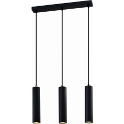 Candellux Tubo lampă suspendată 3x25 W negru 33-79091