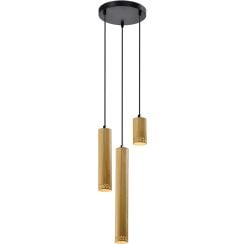 Candellux Tubo lampă suspendată 3x25 W lemn 33-79121