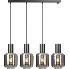Emibig Ingvar lampă suspendată 4x60 W negru 1014/4
