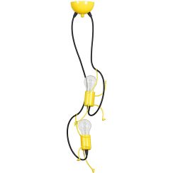 Emibig Bobi lampă suspendată 2x60 W negru 536/2
