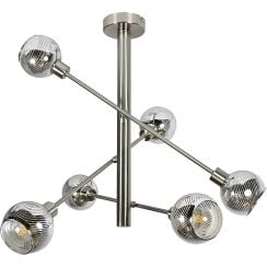 Candellux Migo lampă de tavan 6x10 W crom 36-72481