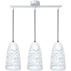 Candellux Sabrin lampă suspendată 3x60 W alb 33-54876