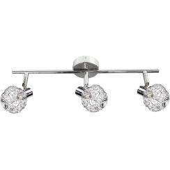 Candellux Collar lampă de tavan 3x40 W crom 93-13668