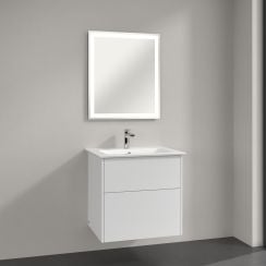 Villeroy & Boch Finero lavoar cu dulap și oglindă 65 cm alb S00301DHR1