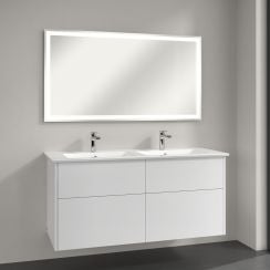 Villeroy & Boch Finero lavoar cu dulap și oglindă 130 cm alb S00305DHR1