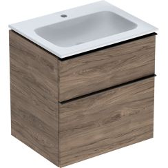 Geberit iCon lavoar cu dulap 60 cm nucă 502.335.JR.1