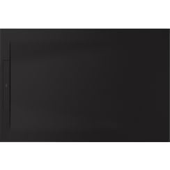 Roca Pyros cădiță de duș dreptunghiulară cu sifon 120x80 cm negru AP9014B032001400