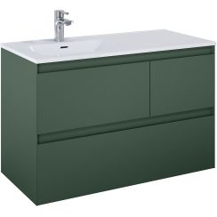 Elita Split dulap 100x45.8x63.5 cm dulap atârnat sub chiuvetă verde 169006