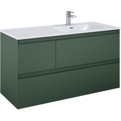 Elita Split dulap 120x45.8x63.5 cm sub chiuveta pe perete verde 169024