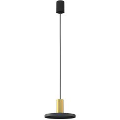 Nowodvorski Lighting Hermanos lampă suspendată 1x10 W negru-alamă 8100