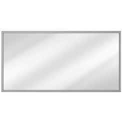 Comad Alice oglindă 68x123 cm dreptunghiular cu iluminare negru LUSTROALICE120