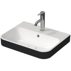 Duravit Happy D.2 Plus lavoar 50x40 cm dreptunghiular de blat alb-antracit 2360506100