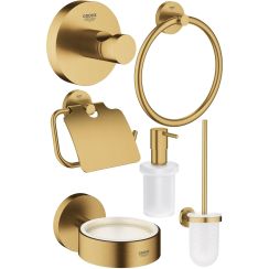 Set perie de toaletă Grohe Essentials 40374GN1, suport pentru hârtie igienică Grohe Essentials 40367GN1, 40369GN1, 40365GN1, 40394GN1, 40364GN1