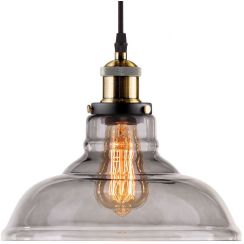 Altavola Design New York Loft lampă suspendată 1x40 W alamă LA040/P_smoky