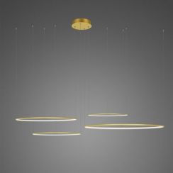Altavola Design Ledowe Okręgi lampă suspendată 4x106 W auriu LA084/CO4_100_in_4k_gold_dimm