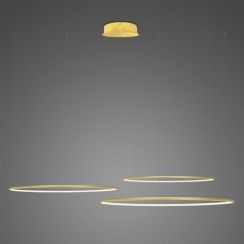 Altavola Design Ledowe Okręgi lampă suspendată 3x68 W auriu LA075/CO3_80_in_3k_gold_dimm