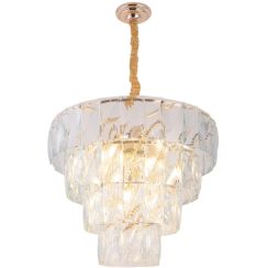 MaxLight Vivaldi lampă suspendată mai mult de 6x40 W transparent P0269