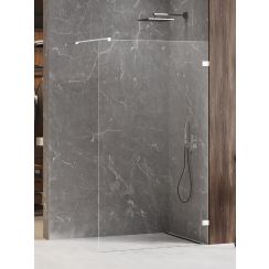 New Trendy Avexa White perete cabină de duș walk-in 160 cm alb mat/sticla transparentă EXK-2937