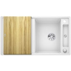 Blanco Axia III 5 S chiuvetă din granit 91.5x51 cm alb 523209