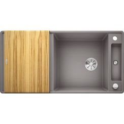 Blanco Axia III XL 6 S-F chiuvetă din granit 99x50 cm gri/grafit/onix 523522