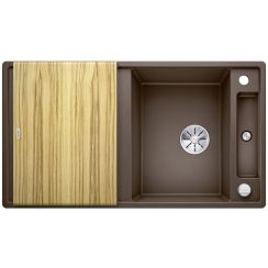 Blanco Axia III 5 S chiuvetă din granit 91.5x51 cm maro 523214
