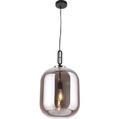 MaxLight Honey lampă suspendată 1x60 W negru-fumuriu P0298