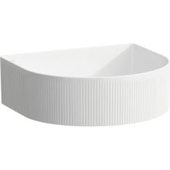 Laufen Sonar lavoar 41x36.5 cm semicircular de blat alb H8123434001121