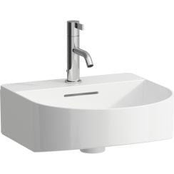 Laufen Sonar lavoar 42x41 cm semicircular clasică alb mat H8163417571041