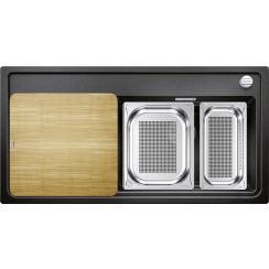 Blanco Zenar XL 6 Steamer SystemPlus chiuvetă din granit 100x51 cm antracit 524082