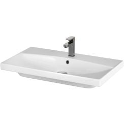 Cersanit City lavoar 80.5x45.5 cm dreptunghiular mobilier alb luciu K35-061