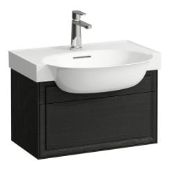 Laufen The New Classic dulap 57.7x31.6x34.4 cm sub chiuveta pe perete negru-stejar H4060310856281