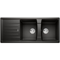 Blanco Lexa 8 S chiuvetă din granit 116x50 cm negru 525909