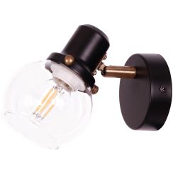 Kaja Defis plafonier 1x25 W negru K-8111