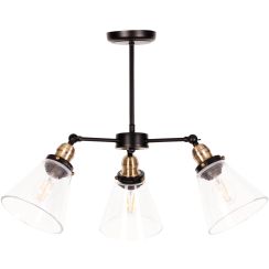 Kaja Samanta lampă de tavan 3x40 W negru K-8037B-3